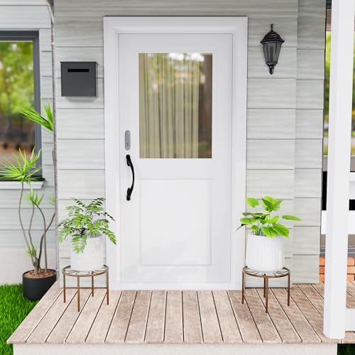 Brown Plant Stand Plant Riser - 10.24'' Metal Flower Stand.