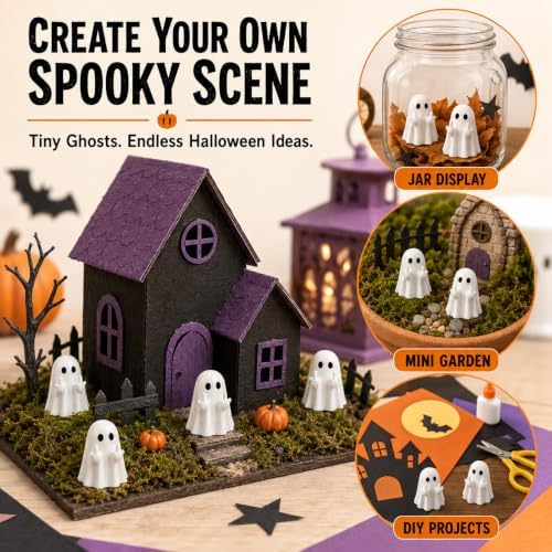 Mini Ghost Flipping Middle Finger Figurines(50 pcs)