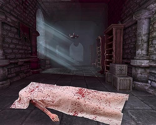 5.4ft Scary Halloween Decorations Outdoor Dead Body Props Showing Right Hand Only - Hallowmas Back from the Grave Victim Prop for Haunted House Party Decor (Assembly Needed)