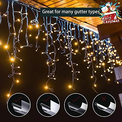 Christmas Light Clips for Outdoor, 400 Pack Mini Gutter & Shingle Clips