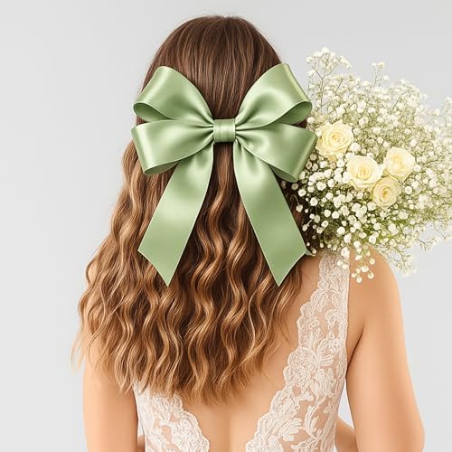 30 Yards 1 1/2 in Sage Green Ribbon for Gift Wrapping Wedding Crafts