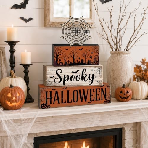 Halloween Table Decor Indoor, Halloween Decorations for Home Kitchen