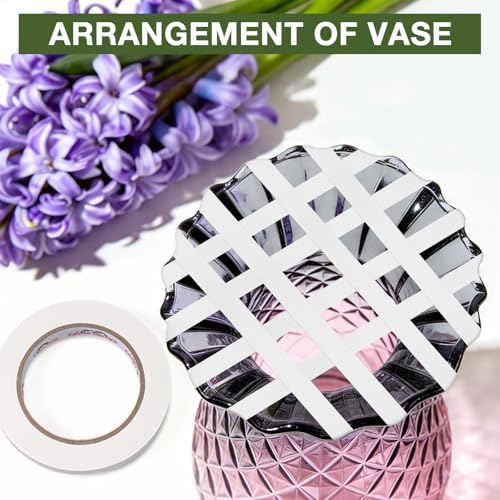 2 Rolls White Floral Tape 1/2" x 30Yd Waterproof Florist Tape