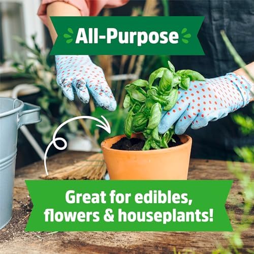 Back to the Roots All-Purpose Potting Mix 6 Quarts (Best Value), 100% Organic & USA Made for Herbs, Veggies, Flowers, w/Nutrient Rich Plant Food, Worm-Castings, & Moisture Controlling Yucca, 2 Packs