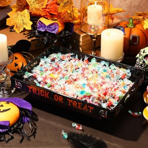 Halloween Ghost Serving Tray with Handles, Acrylic Platter