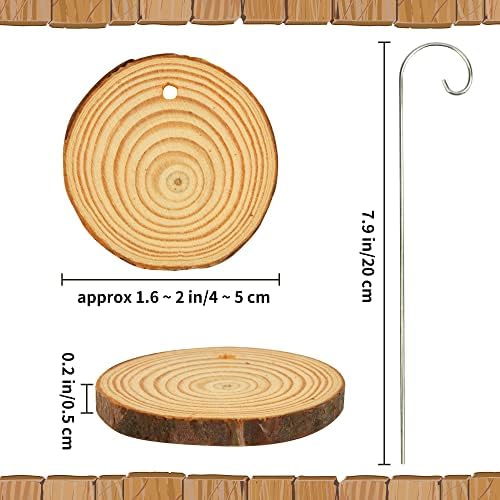 Temlum Wooden Plant Labels for Indoor & Outdoor Plants, 25pcs