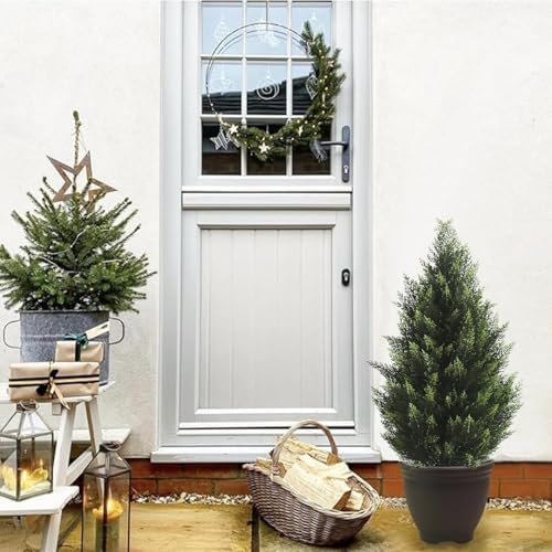 3FT Artificial Topiary Tree, 2 Pack