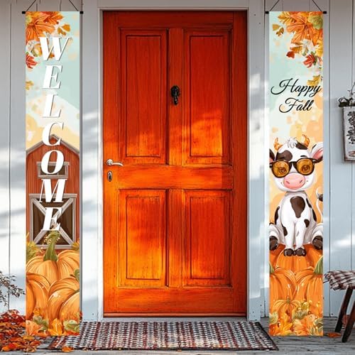 BlissYard Fall Porch Banner 12x71 Inch