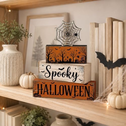 Halloween Table Decor Indoor, Halloween Decorations for Home Kitchen