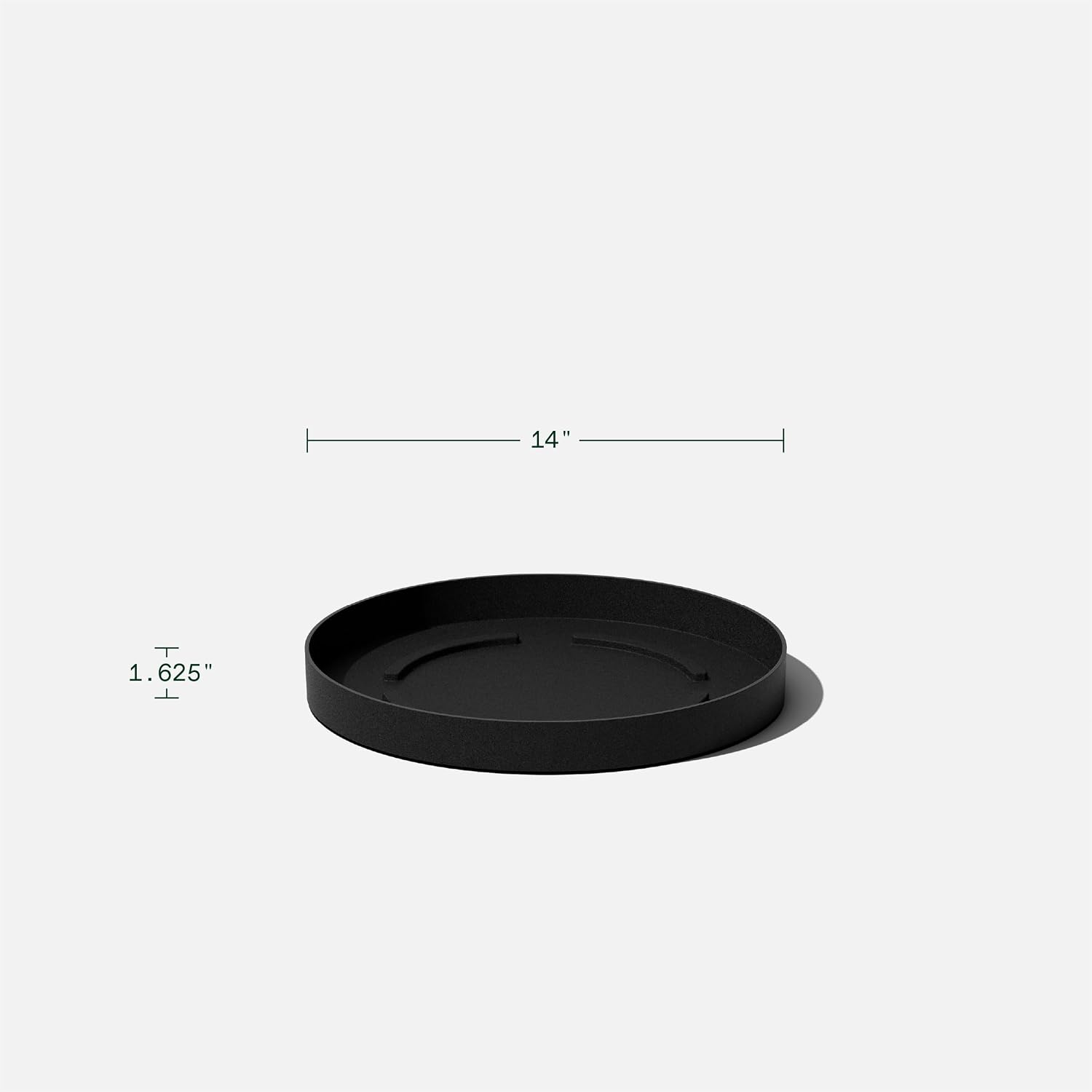 Veradek Mason Series Lima Planter - Round Planter for Indoor or Outdoor Porch/Garden | Made from Plastic-Stone