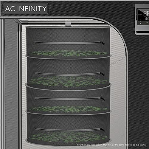 AC Infinity Herb Drying Rack 2-Layer, Collapsible Mesh Hanging Dryer Net