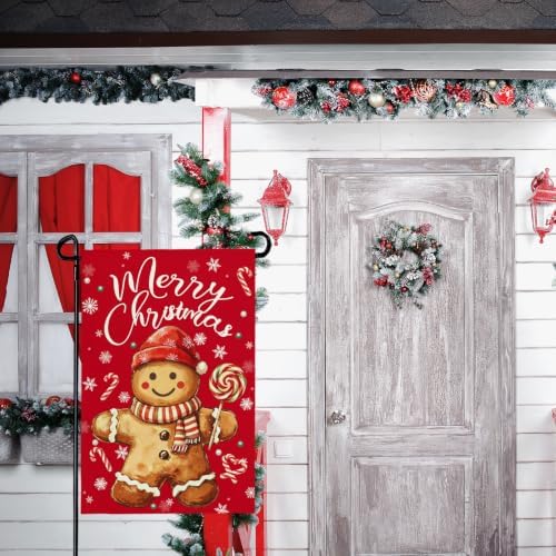 Christmas Garden Flags for Outisde 12 x 18 Inch Double Sided