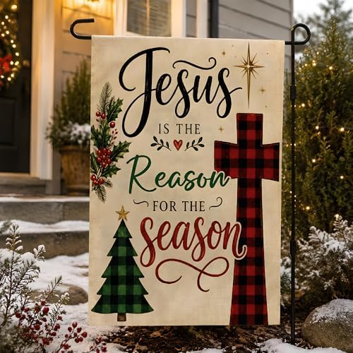 Christmas Decorations - Christmas Welcome Garden Flag