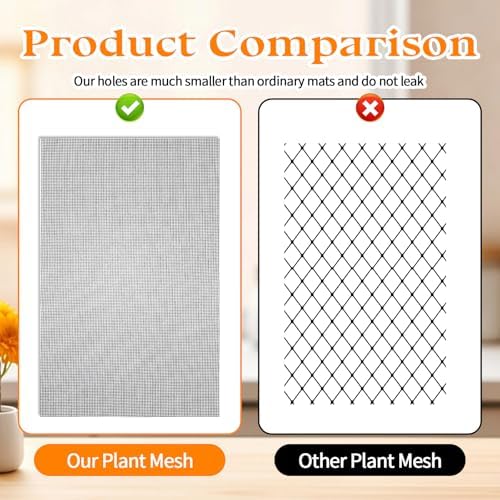 10 Pc Mesh for Plant,Plant Mesh Drainage Meshe,Flower Pot Hole Meshe Pad