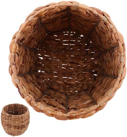 Healeved 10inch Seagrass Plant Basket Indoor Planter Basket Sundries Storage Woven Seagrass Wicker Planter Flower Pot
