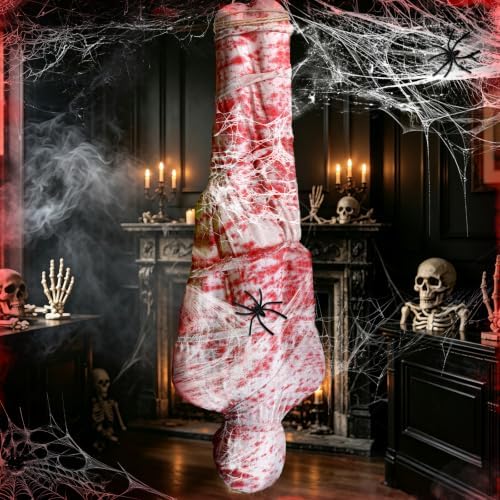 2 Packs 6ft Halloween Body Bags Decorations Outdoor, Hanging Corpse Props