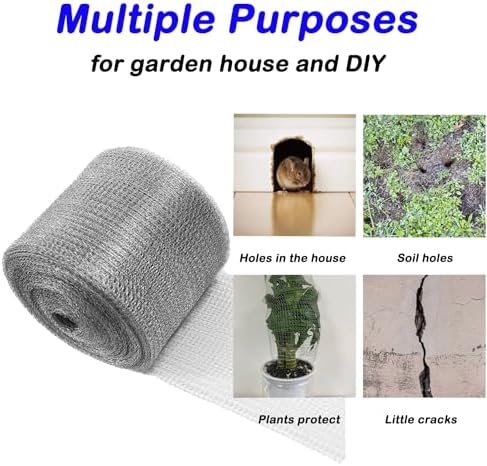 Flexible Wire Mesh for Mice,Rodent Barrier,Weep Hole Mesh,5"*36FT