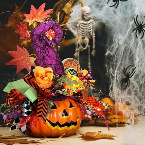 Daifunli Halloween Table Centerpieces Decorations, Pumpkin