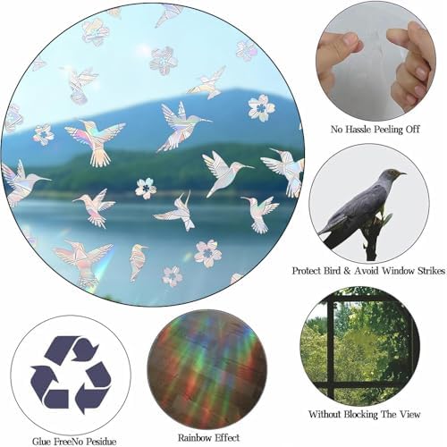 Window Decals to Prevent Bird Strikes, Window Clings for Birds