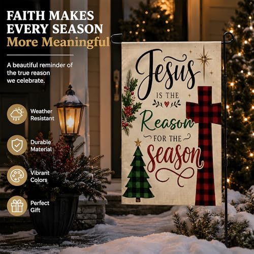 Christmas Decorations - Christmas Welcome Garden Flag