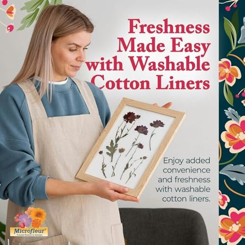 Microfleur Microwave Flower Press Refill Pack, DIY Floral Art - 9" (23 cm)