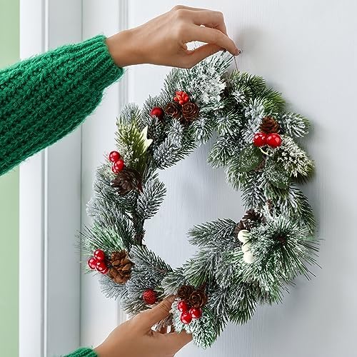 48 Pcs Christmas Floral Picks and Sprays Cone Berry Stems for Craft, Lovely