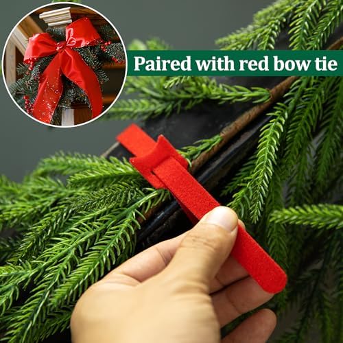 60 Pcs Christmas Garland Ties, Adjustable Nylon Garden Plant Cable Straps