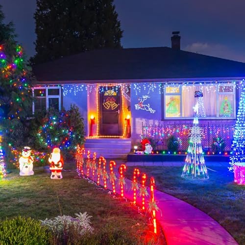 TRWYMZ 35" Christmas Candy Cane Lights Outdoor Christmas Decorations