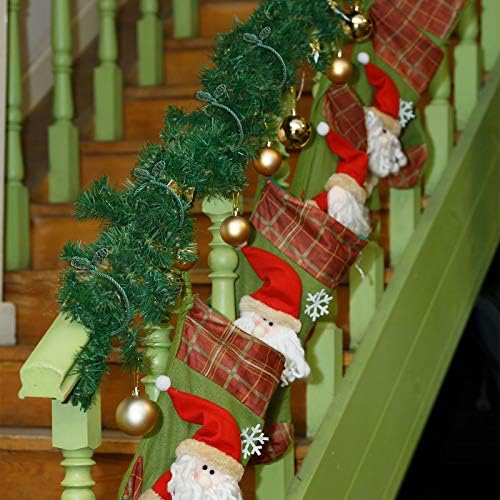 Cooraby Decorative Garland Ties Garland Flexible Ties for Holiday Decorations Christmas Craft Gift Wrapping (Green, 8)