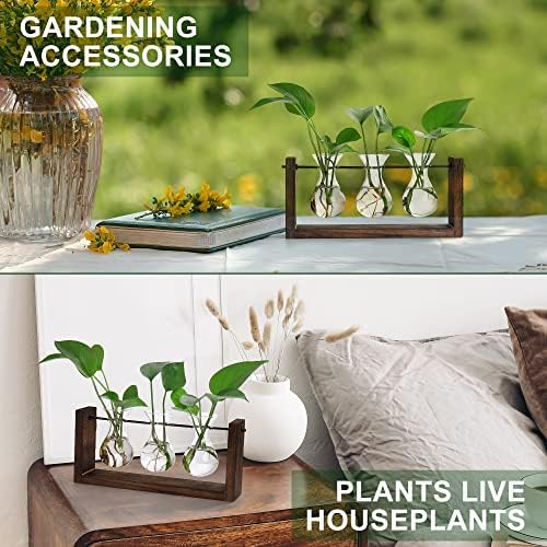 YIBOT Wall Hanging Planter Plant Propagation Stations Glass Flower Vase