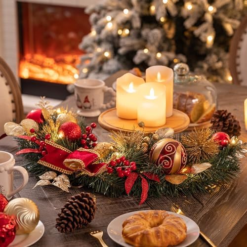 Valery Madelyn Christmas Teardrop Swag Teardrop for Decorating Outdoor
