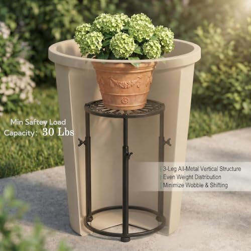 2 Pack Adjustable Plant Riser for Inside Pot,5.5~13.8''’ Height Adjustable