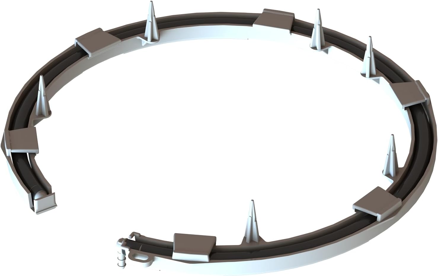 1 Pack - Premium Hevy Duty Drip Irrigation Watering Ring for .125 Inch Tubing, Halo, Circle, Great for Greenhouse &