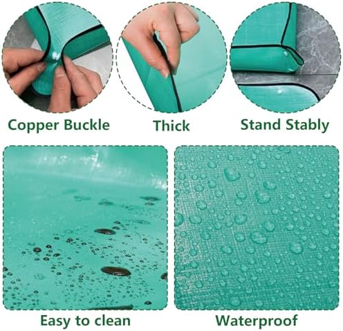 17-Piece Succulent Plant Care Tool Set, 26" and 39.4" Plant Transplanting Mats, Indoor Transplanting Supplies, Including Pot Transplantingg Mat, Mini Gardening Tool Set for Plant Care
