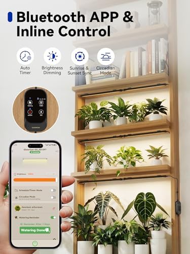 GLOWRIUM Grow Lights for Indoor Plants, LED Grow Light Bar Full Spectrum