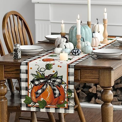 Artoid Mode 210 GSM Fall Table Runner Home Party Decor 13x60 Inch