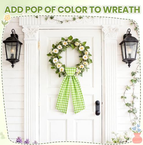 Spring Wreath Sash for Front Door, 56 Inch, 1 Pcs