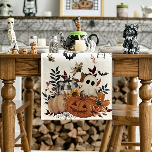 Artoid Mode 210 GSM Halloween Table Runner Home Party Decor 13x120 Inch