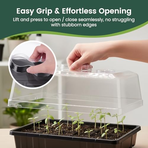 5 Pack 5" High Humidity Domes for SOLIGT 14*10.8*2.3" Seed Starting Trays