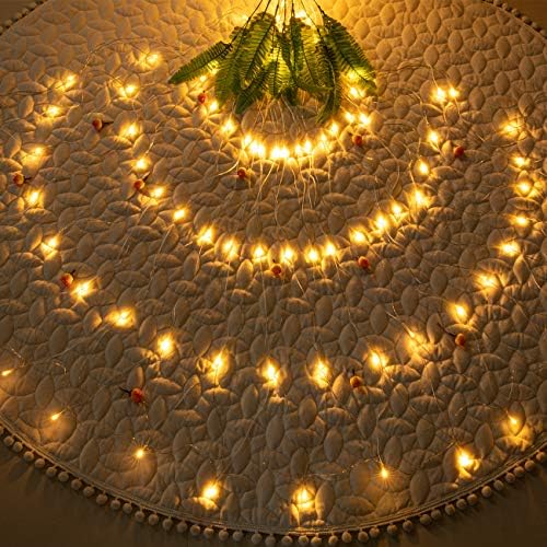 AWQ 200 LED 9.8ftx6.6ft String Lights Net Mesh Christmas Lights Warm White