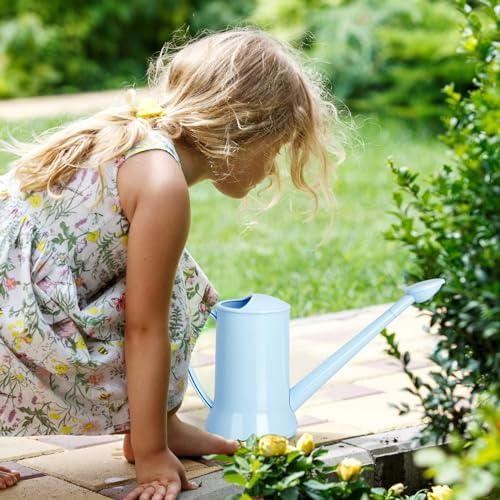 XXXFLOWER 1/2 Gallon Indoor Plant Watering Can Blue 67oz