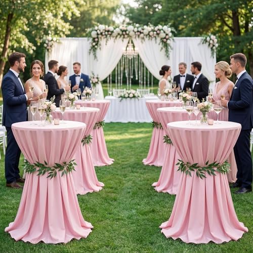 6 Pack Ruscus Garland Wedding Cocktail Table Ties Faux Greener