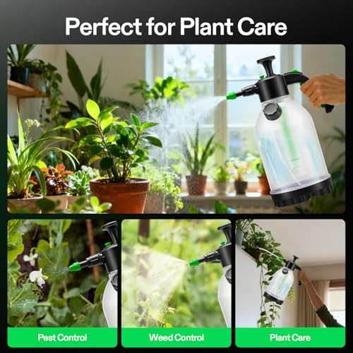 VIVOSUN Pump Sprayer, Portable Water Spray Bottle for Spraying Plants, Flowers, Weeds and Cleaning, Hand Pump with Side