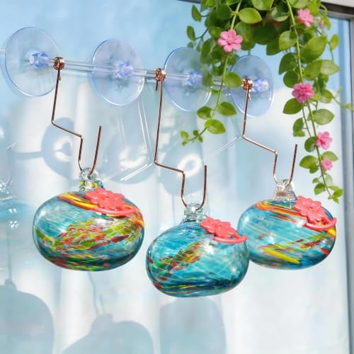 Window Hummingbird Feeder with Suction Cup Humming Bird Feeder for Outdoor