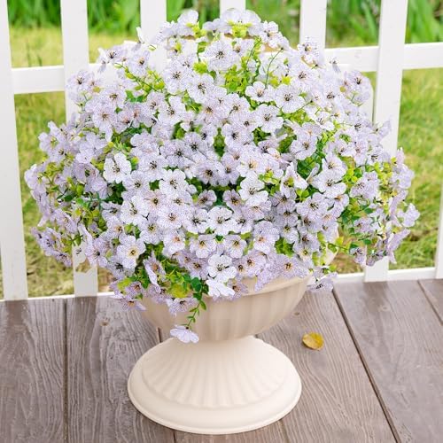 Artificial Flowers for Outdoors Fake Flowers Plant Spring Summer Decoration