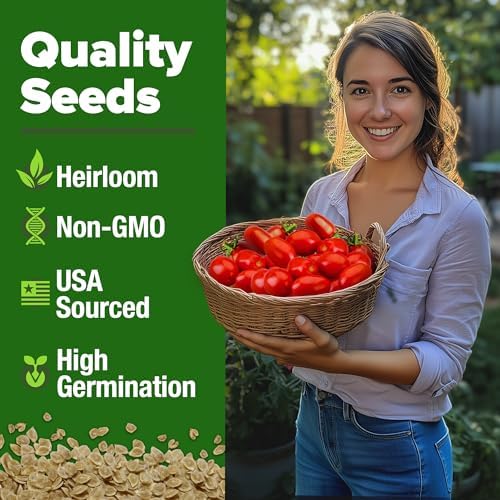 HOME GROWN San Marzano Tomato Seeds, 66+ Seeds, Solanum lycopersicum