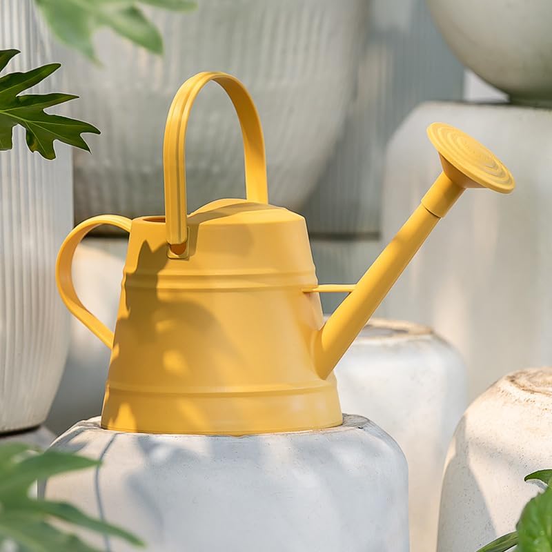 1 Gallon Watering Can for Plants | Watering Cans for Indoor&Outdoor Gardening, Water Can with Ergonomic Movable Handle