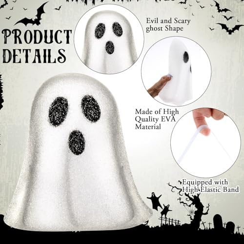 Aurelema 1 Pcs Halloween Porch Light Cover, Ghost