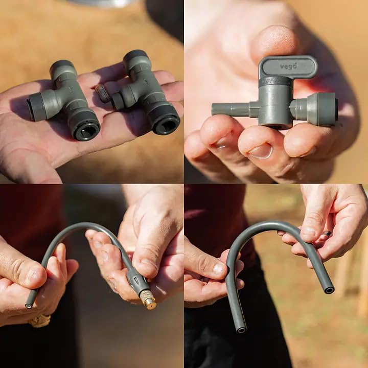Vego Garden Irrigation Kit - Drip Irrigation System for Raised Garden Beds, Efficient Watering Solution for Vegetables