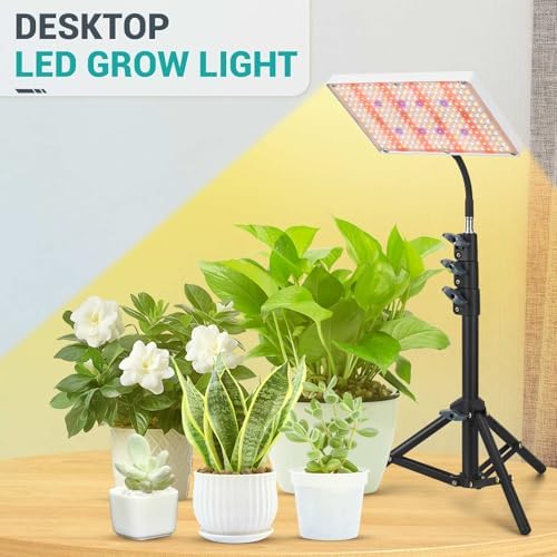 DragonLight Upgrade LED Grow Lights with Stand, Full Spectrum Dimmable Grow Light with Remote Control for Greenhouse and Indoor Plant Veg and Flower Growing [Floor Stand]